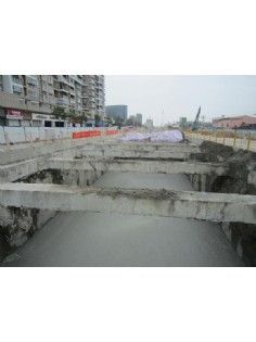 明開挖隧道填充工程